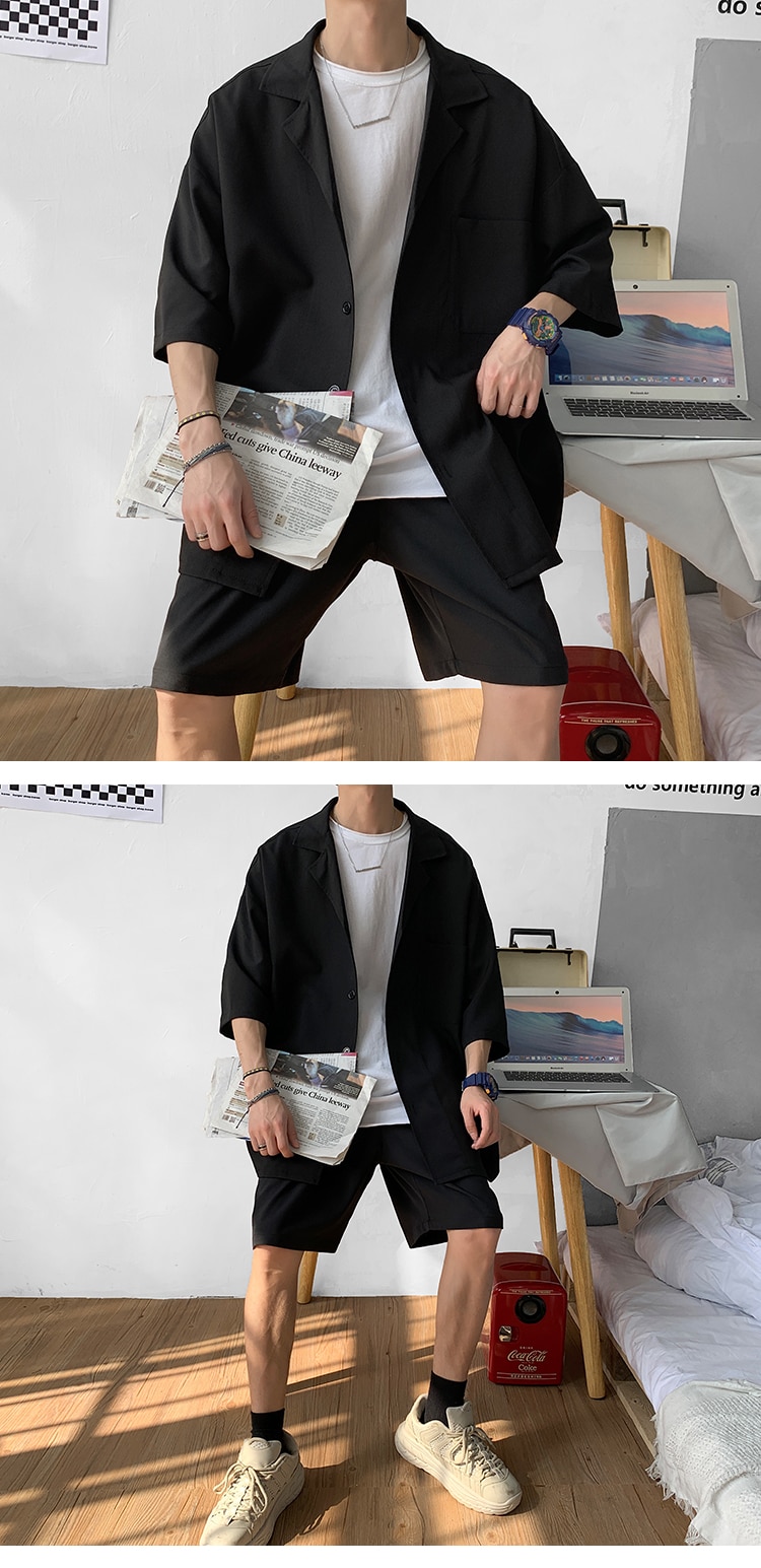 Korean Style Clothing Set for Men