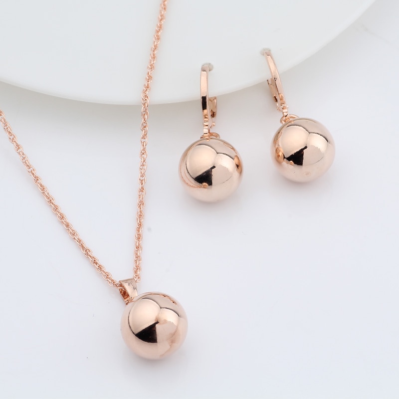 Ball Shaped Copper Jewelry Sets