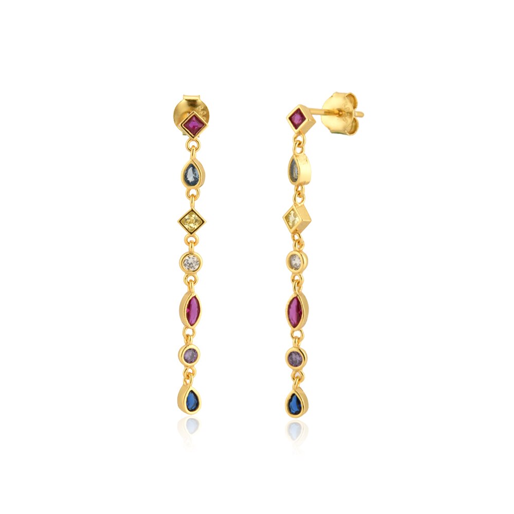 Gold 38 mm Earring