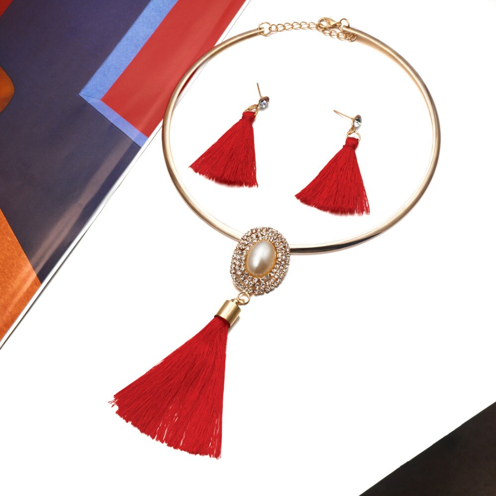 Women's Boho Style Tassel Jewelry Set