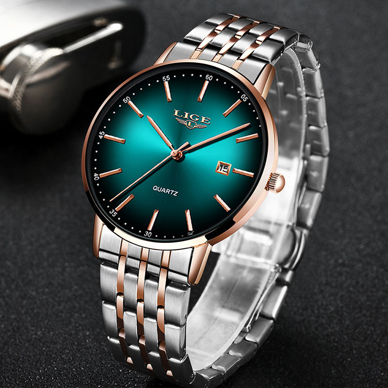 Women's Waterproof Watch with Gradient Dial