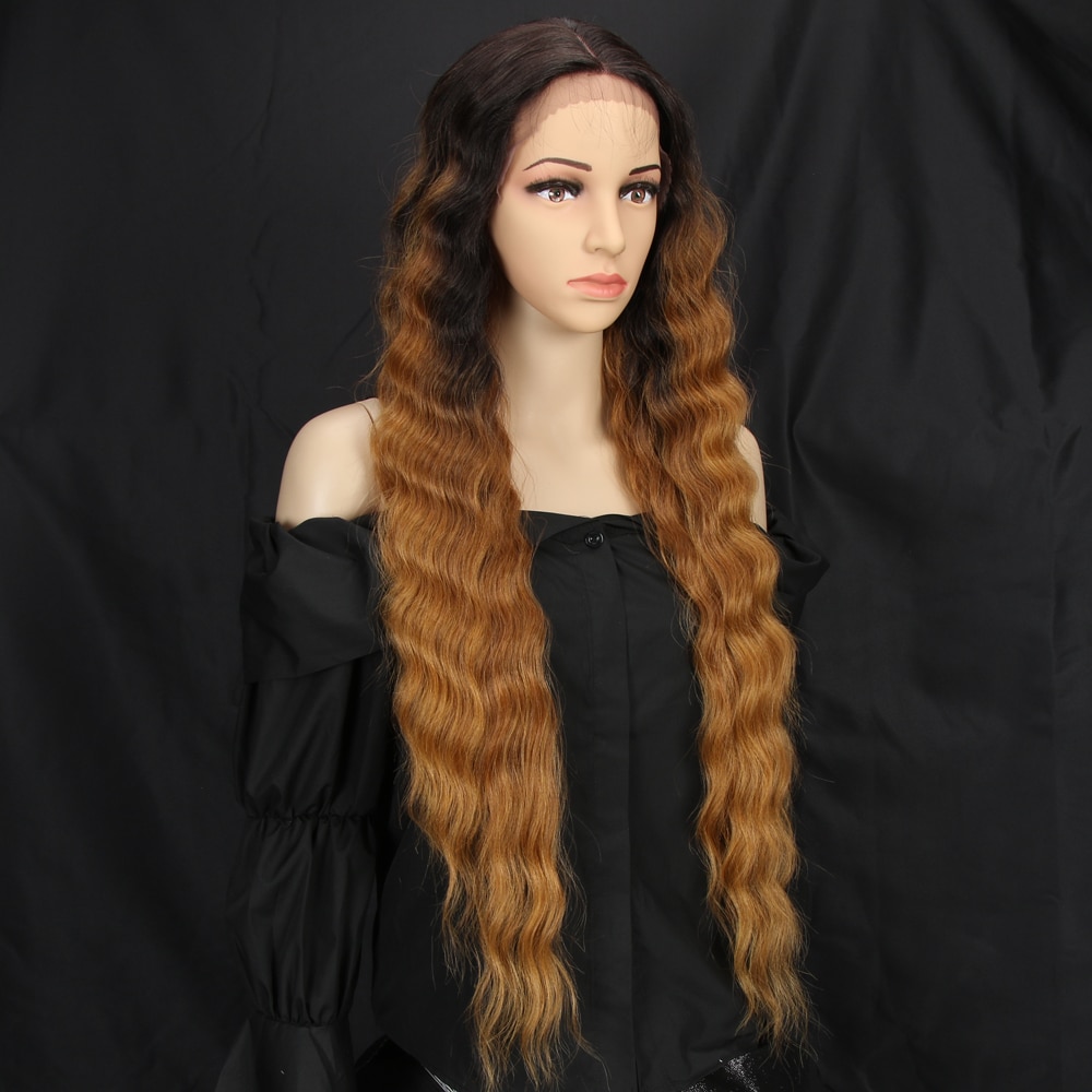 Lace Front Deep Wave Ombre Wig