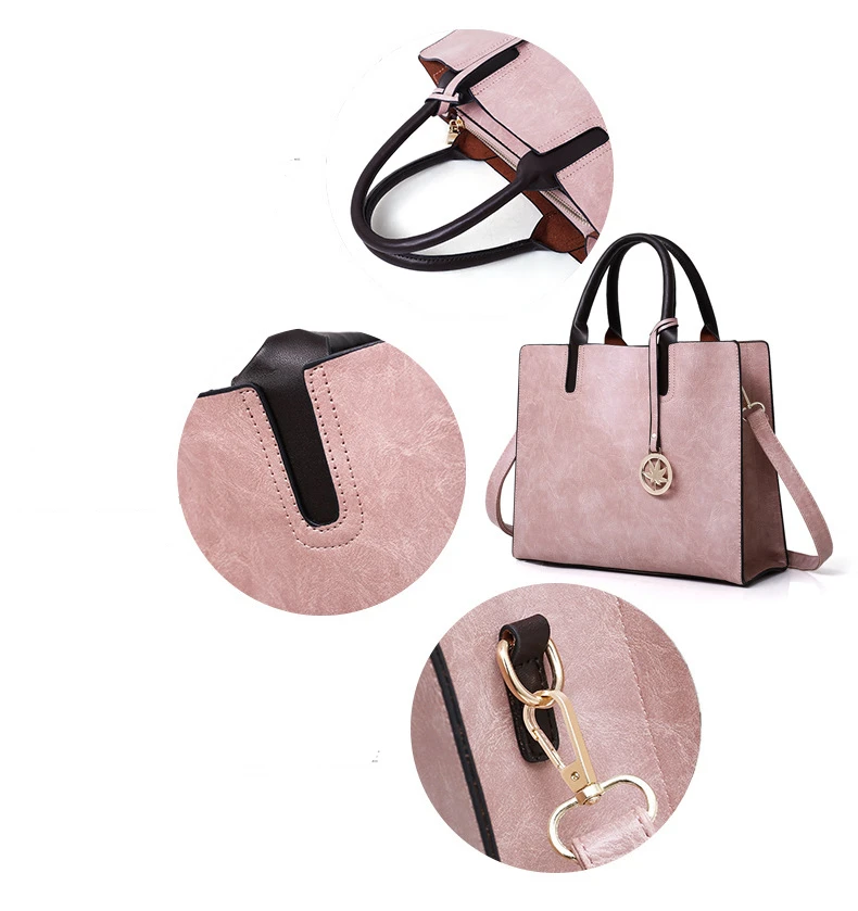 Women's PU Leather Bag Set 3 pcs Set