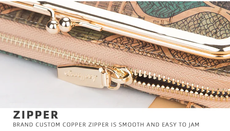 Women's Fashion Zipper Wallet