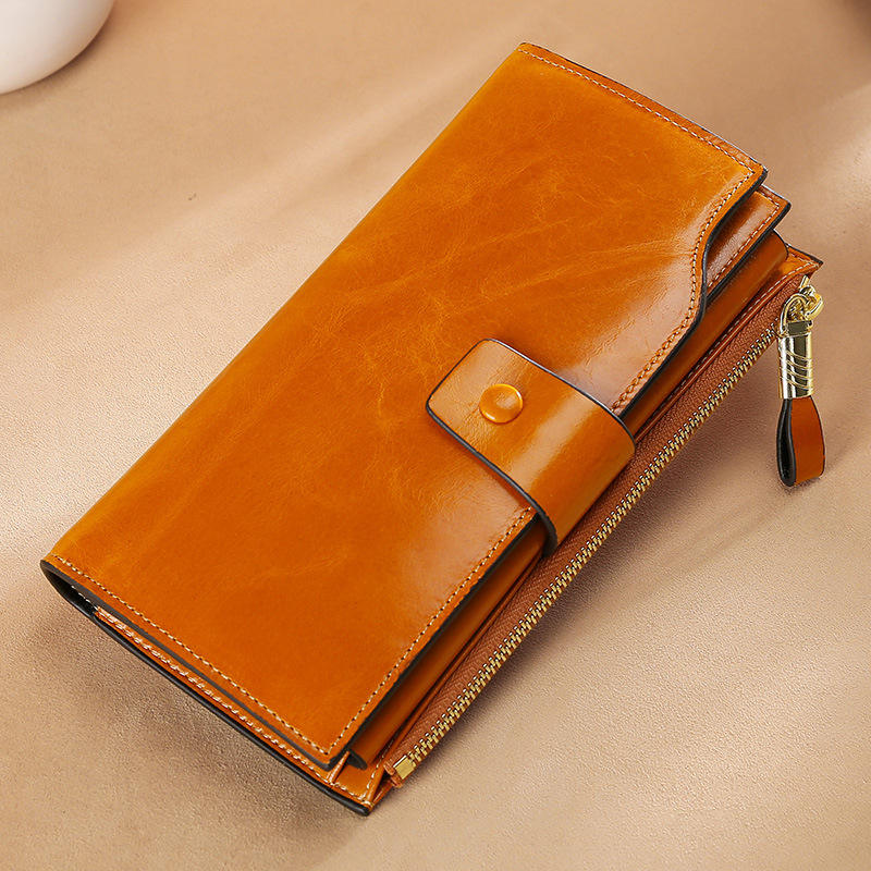 Women's Anti-RFID Leather Wallet