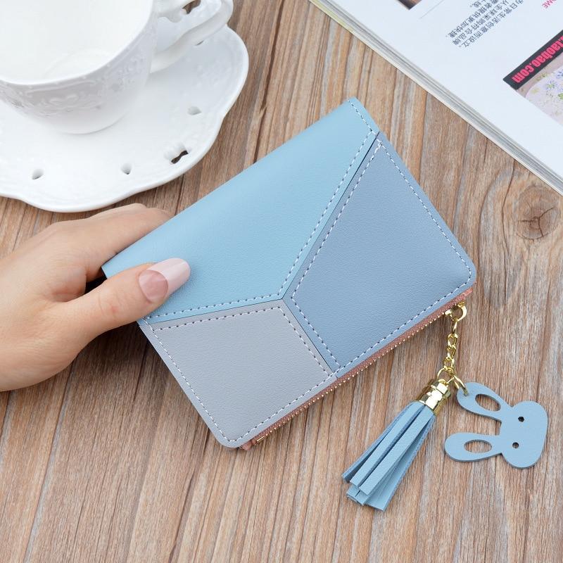 Geometric Printed Short Wallet for Women